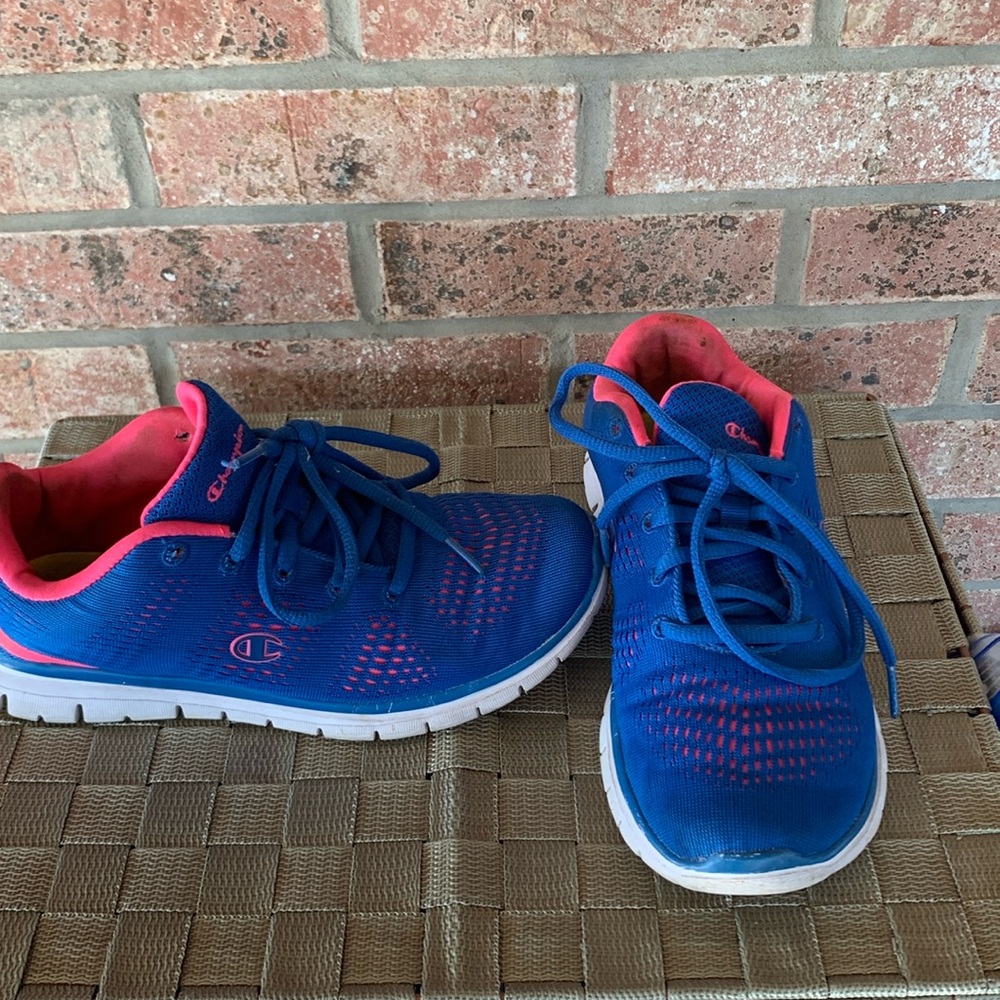 Champion tennis shoes.